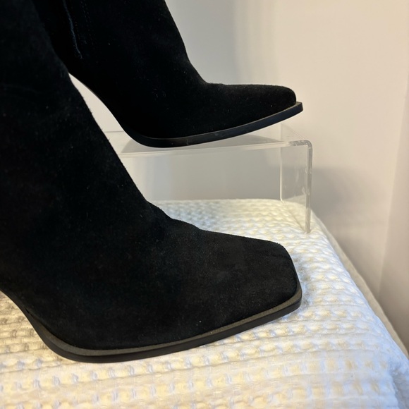 Sam Edelman Black Heeled Boots - Picture 3 of 13
